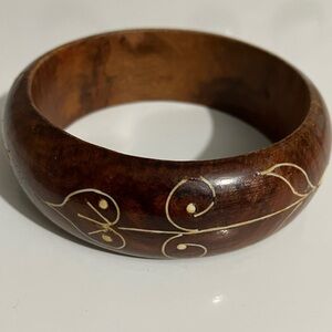 Brown Wooden Bangle